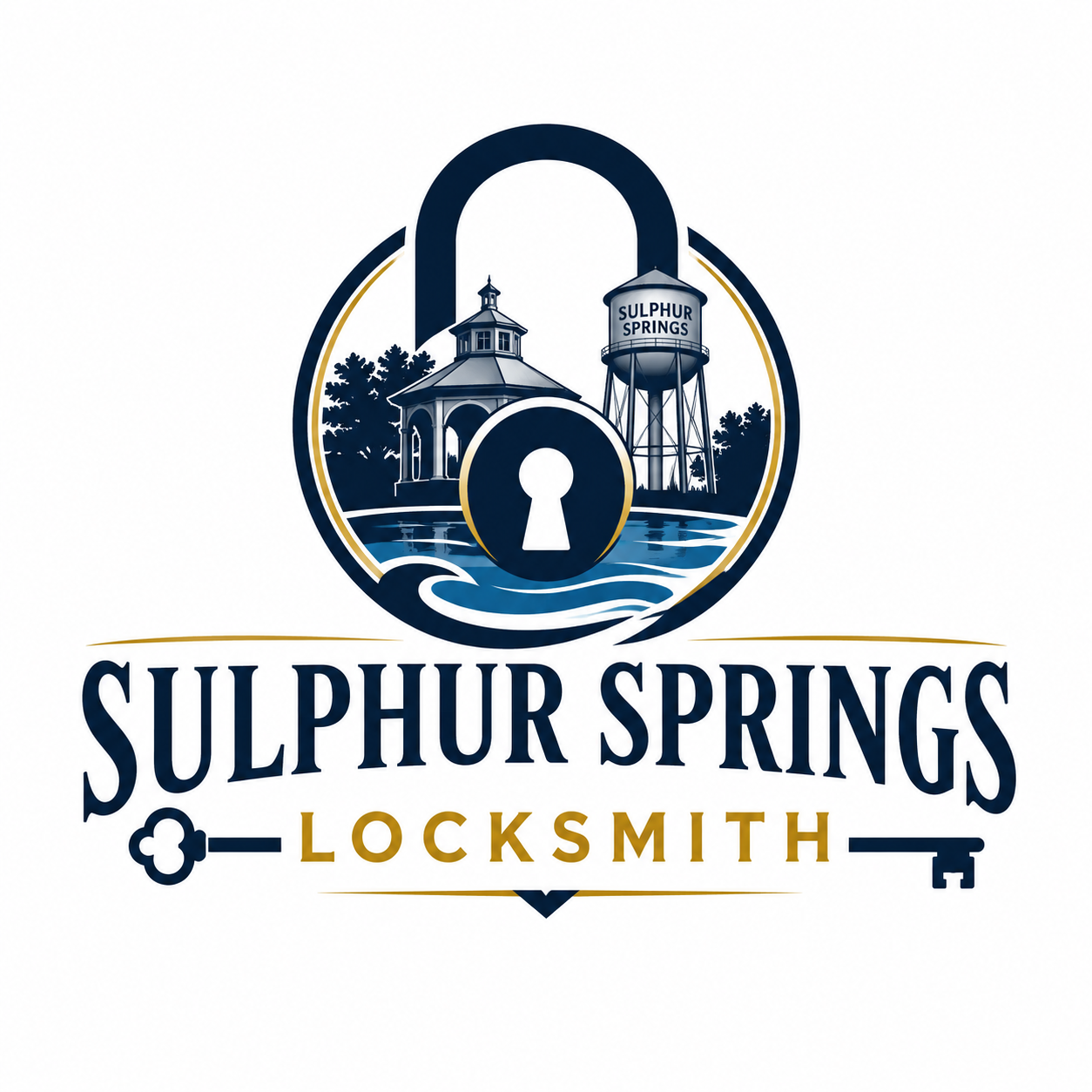 Sulphur Springs Locksmith Logo